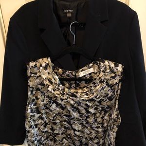 Plus Size Blazer and Top